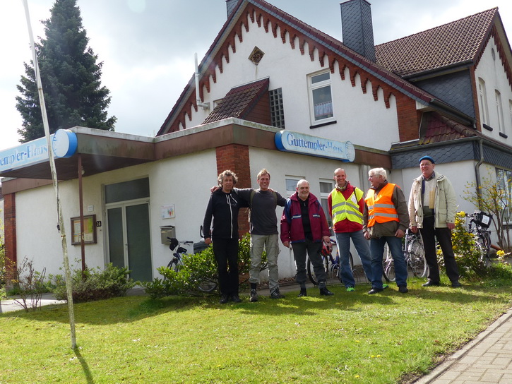 Ankunft der Guttempler-Friedensfahrt in Osterholz-Scharmbeck